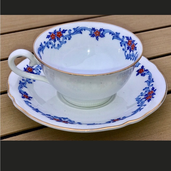 Early 20th Century Antique Schumann Bavaria US ZONE Germany Teacup & Saucer - Picture 1 of 10